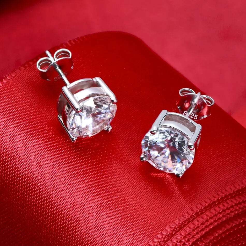 Moissanite Studs