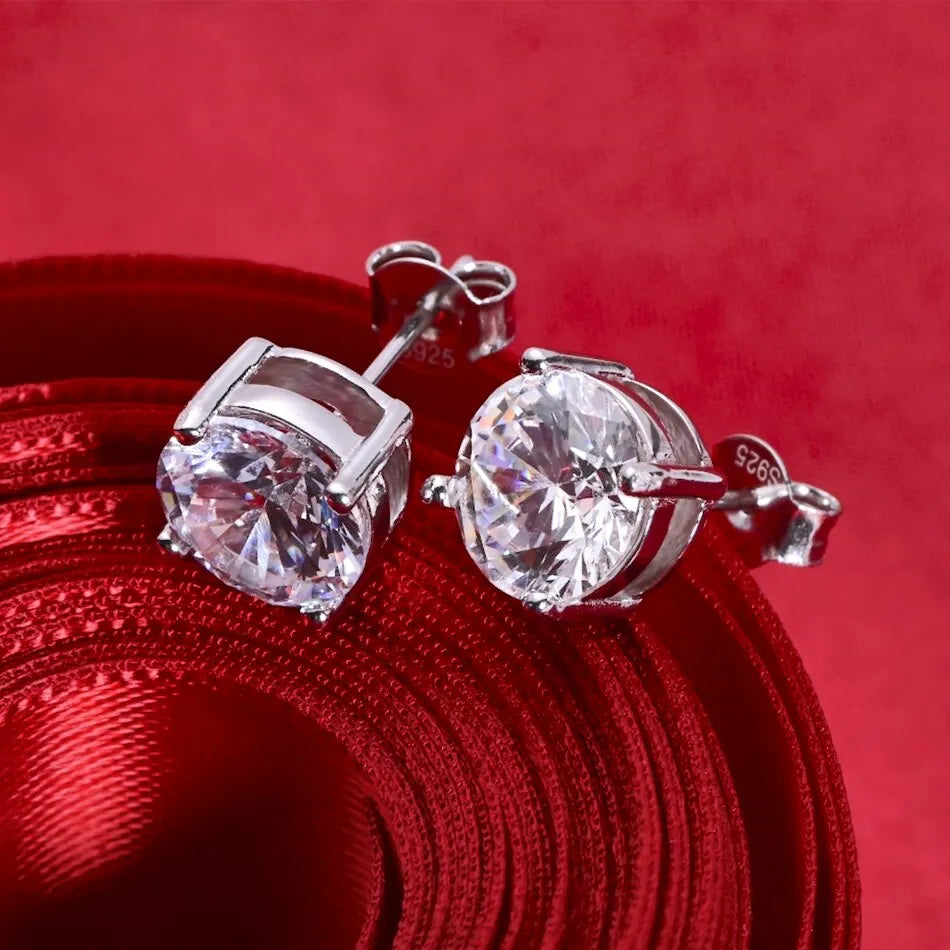 Moissanite Studs