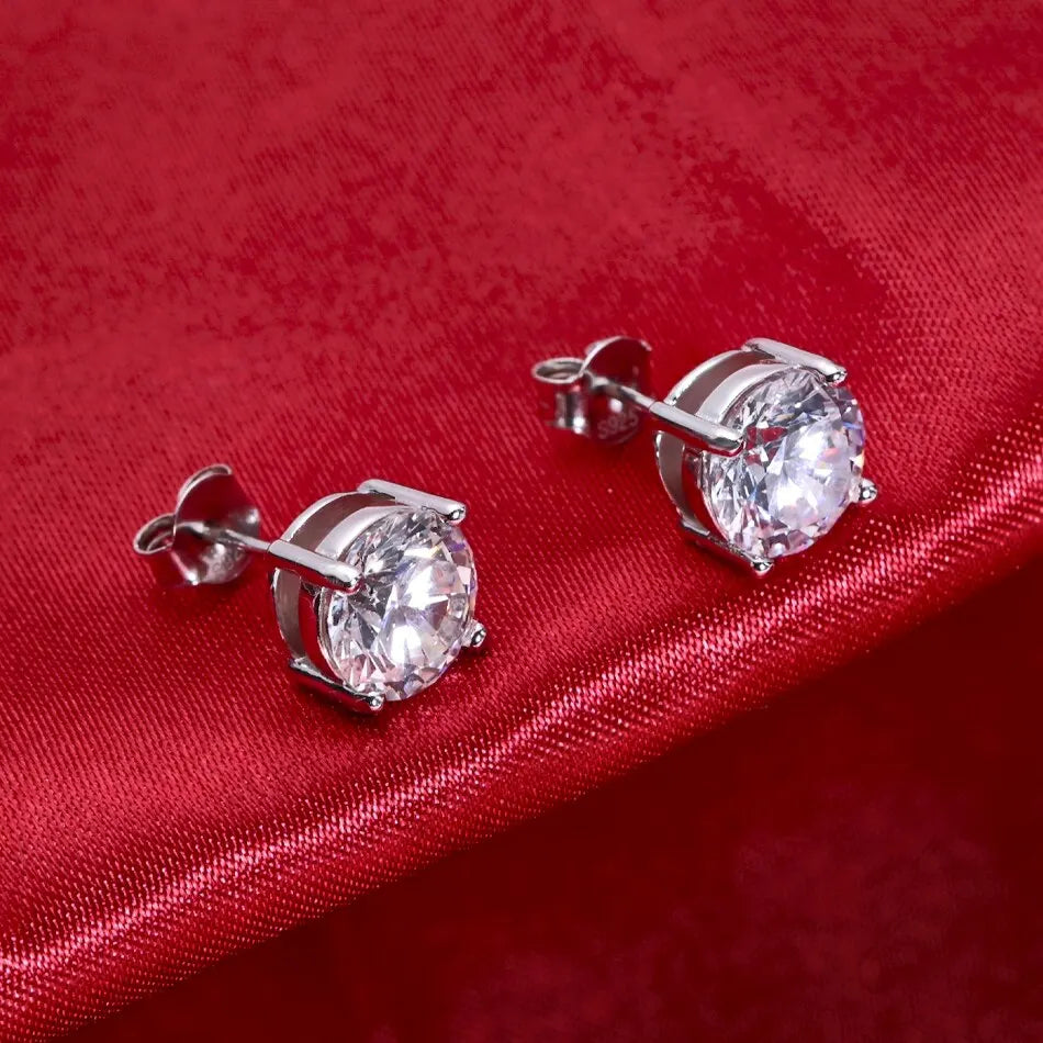Moissanite Studs